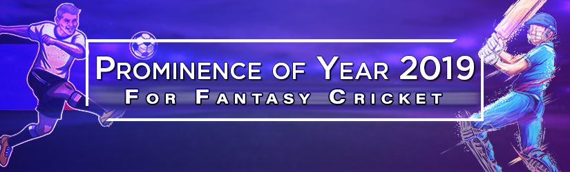 Prominence Of Year 2019 For Fantasy Cricket