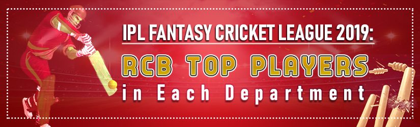 IPL Fantasy Cricket League 2019: RCB Top players in Each Department
