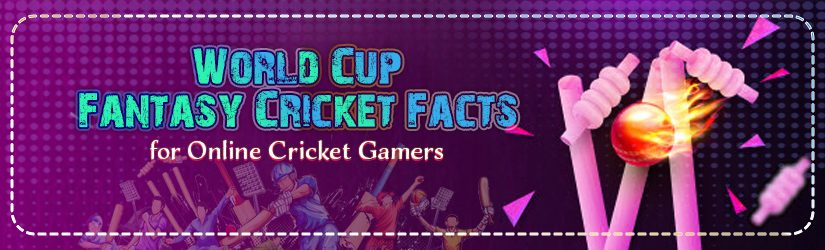 World Cup Fantasy Cricket Facts for Online Cricket Gamers