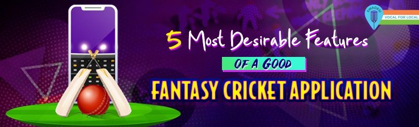 5 Most Desirable Features of a Good Fantasy Cricket Application
