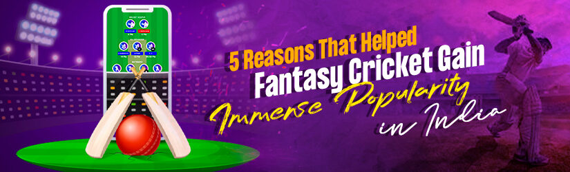 5 Reasons That Helped Fantasy Cricket Gain Immense Popularity In India
