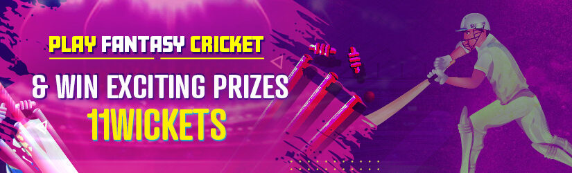 Play Fantasy Cricket & Win Exciting Prizes- 11Wickets