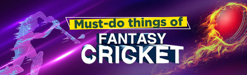 Things You Must Do While Playing Online Fantasy Cricket